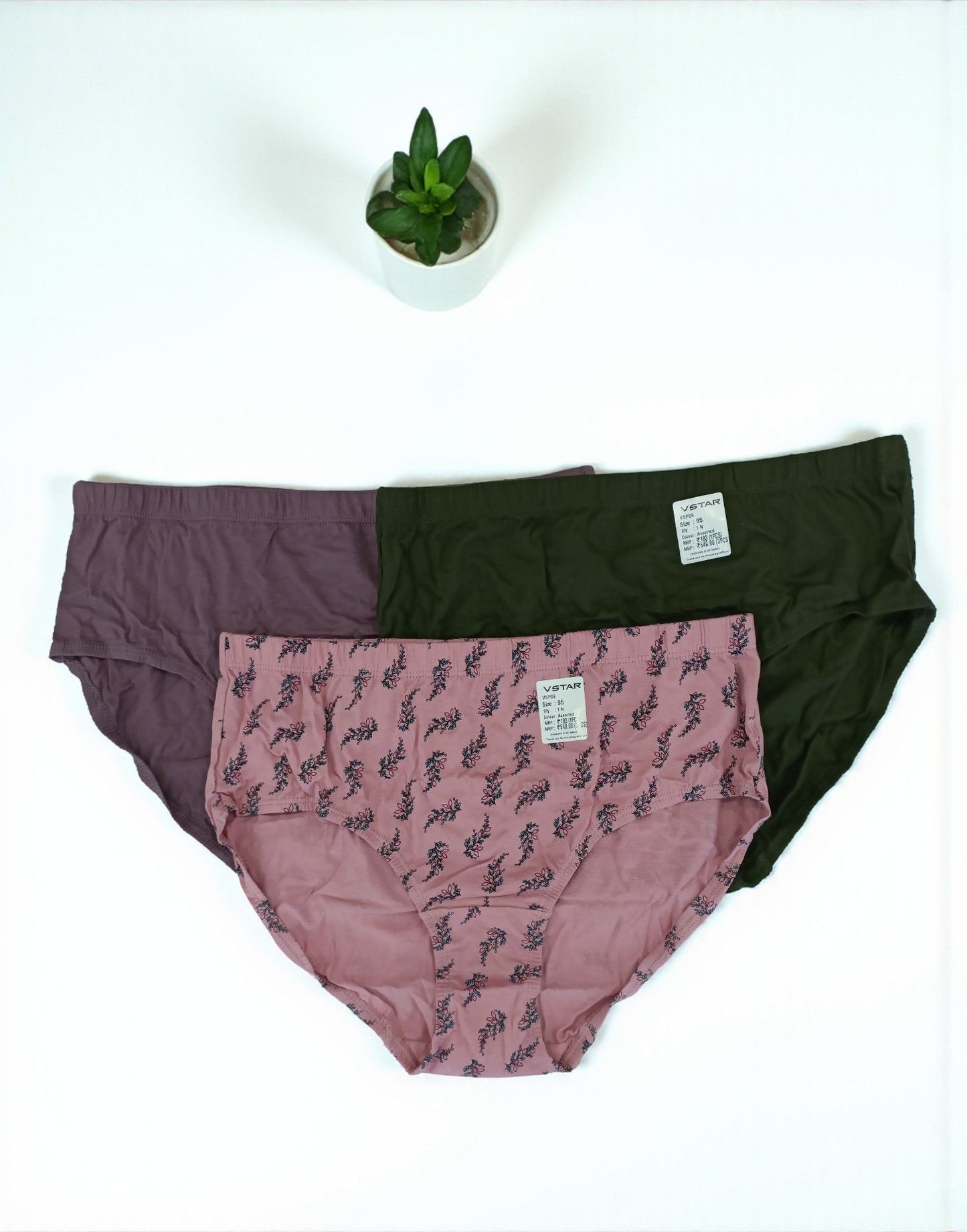 300925PS (E6422-E6423) VSTAR ESSENTIAL PANTIES (3 in 1 COMBO) - Assorted 11