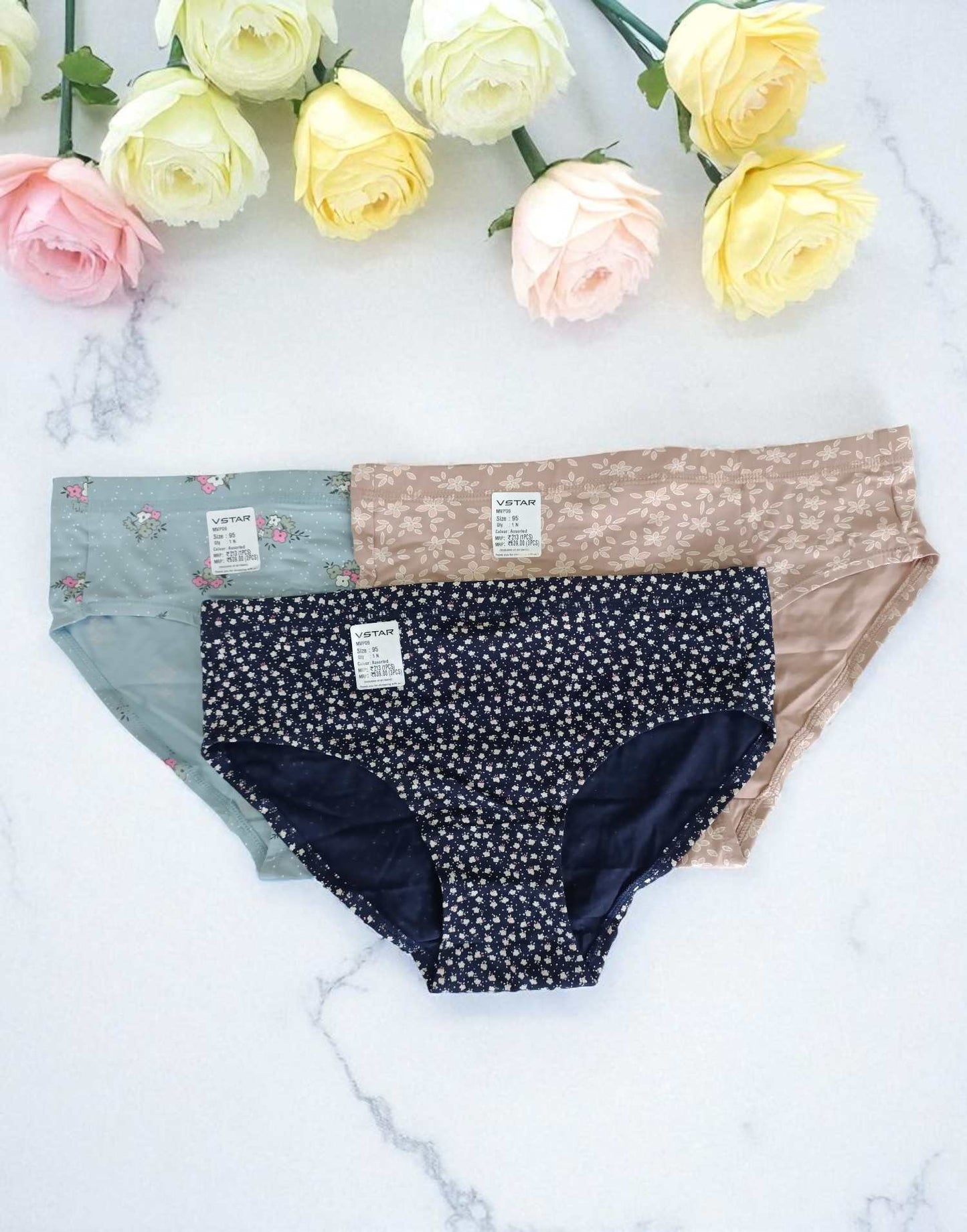 280925PS (E6421-E6424) VSTAR MOV EASY PANTIES (3 in 1 COMBO) - Assorted 12