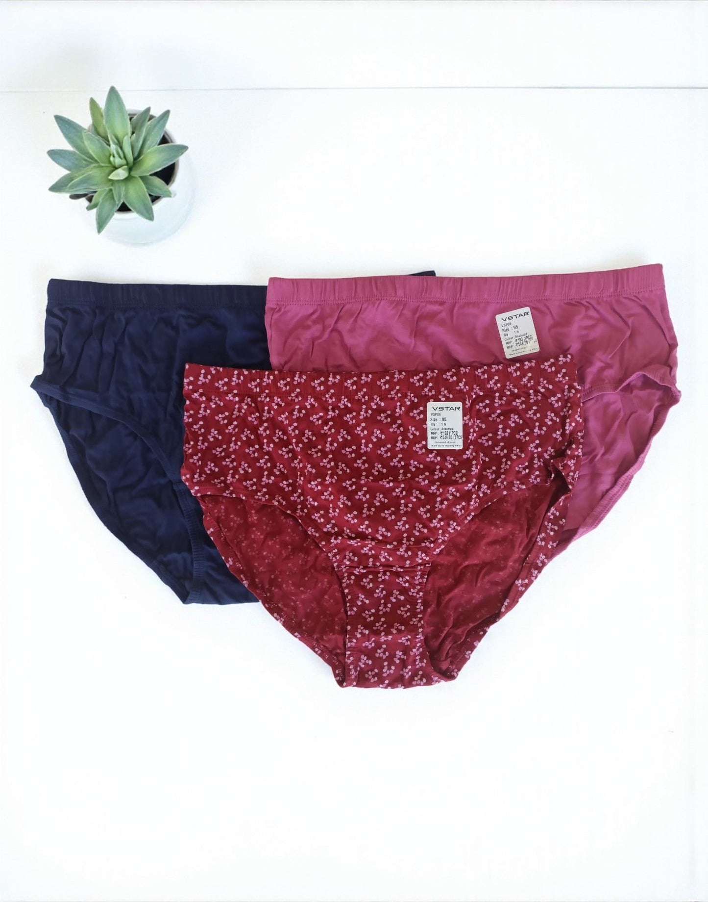 300925PS (E6422-E6423) VSTAR ESSENTIAL PANTIES (3 in 1 COMBO) - Assorted 14
