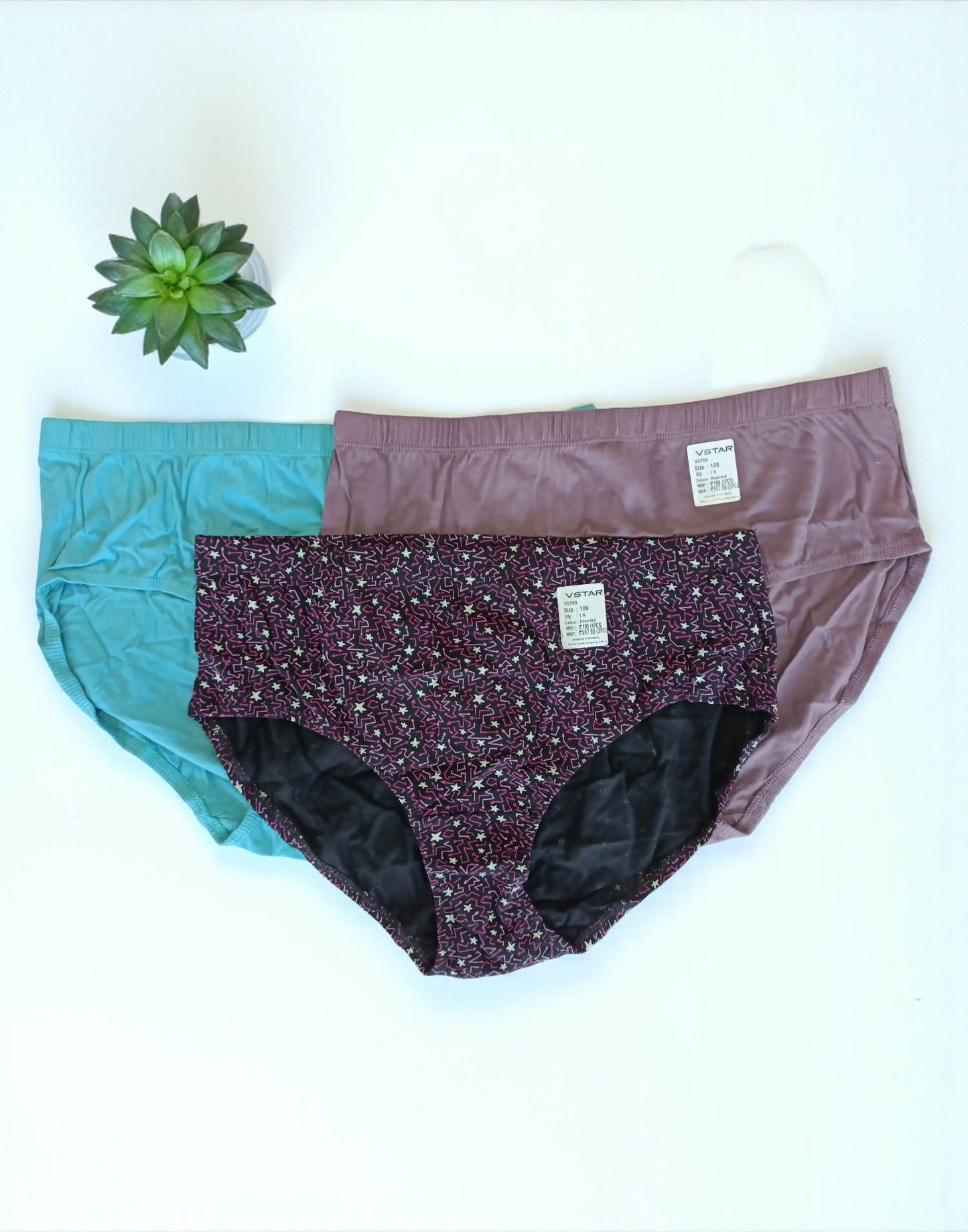 300925PS (E6422-E6423) VSTAR ESSENTIAL PANTIES (3 in 1 COMBO) - Assorted 16