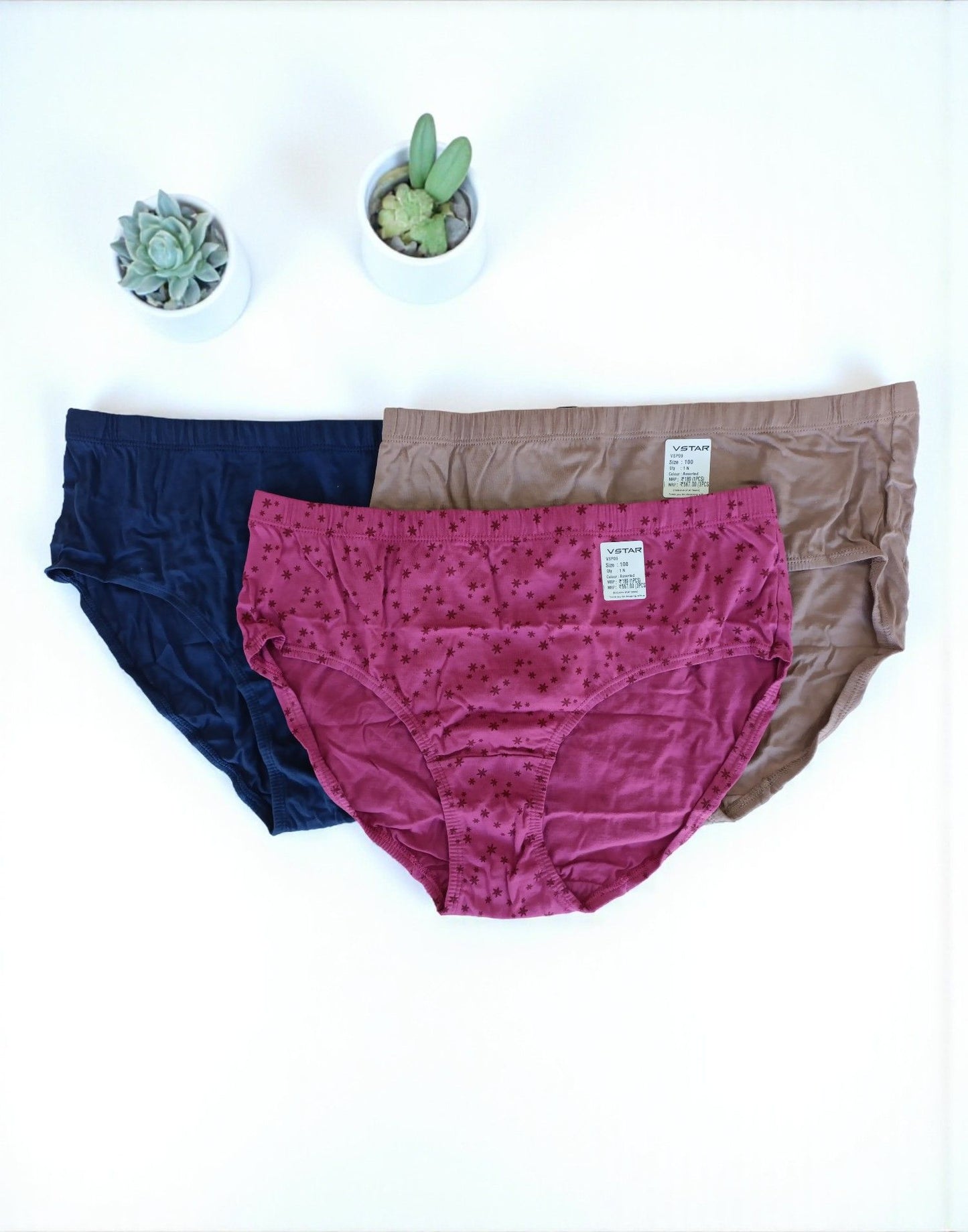 300925PS (E6422-E6423) VSTAR ESSENTIAL PANTIES (3 in 1 COMBO) - Assorted 18