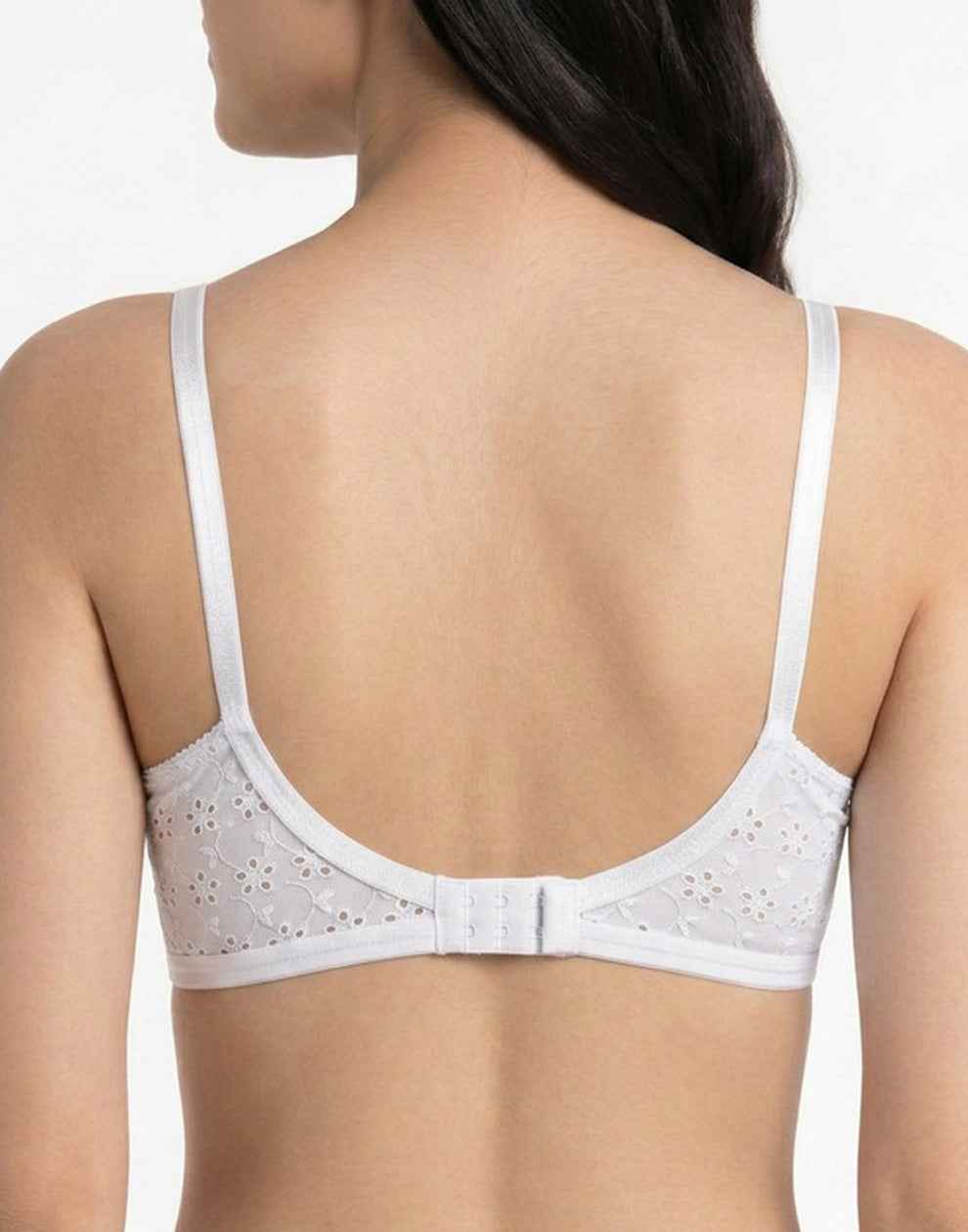 NON PADDED BRA BRIDA EMBROIDERY ITALIA WHITE B4U585 090726BR