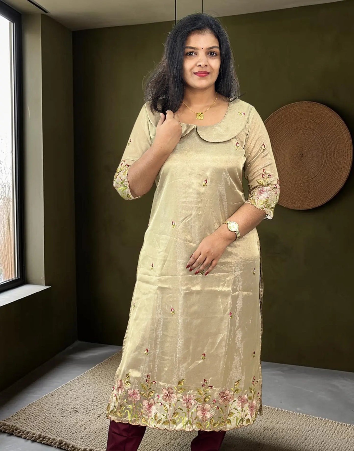 EMBROIDERY KURTI CHRISTMAS SPECIAL ANTIQUE 2 181026EK