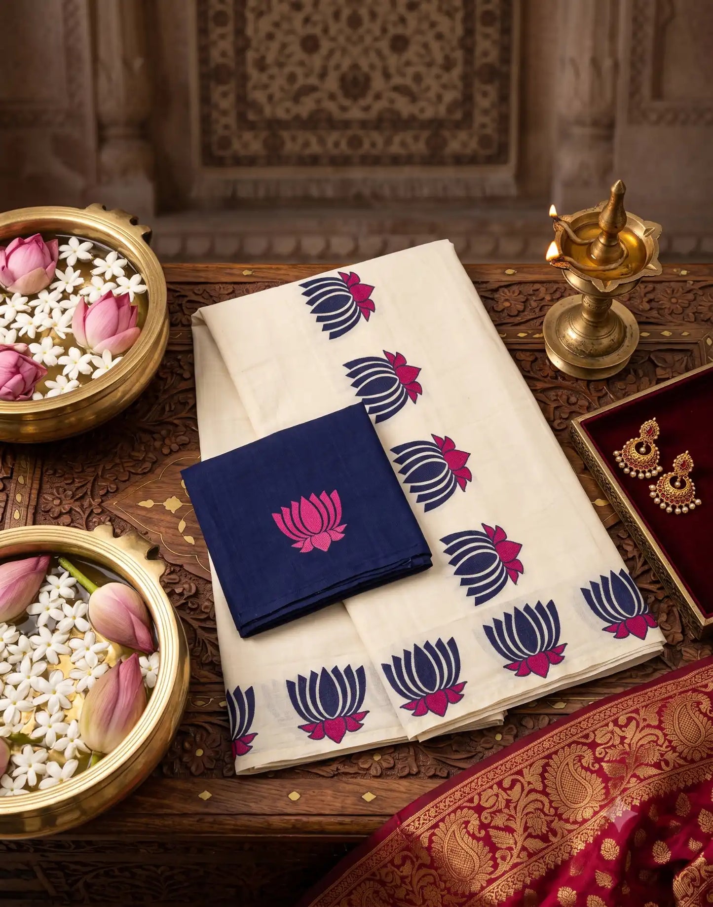 SET SAREE DARK BLUE E6475 090926SS