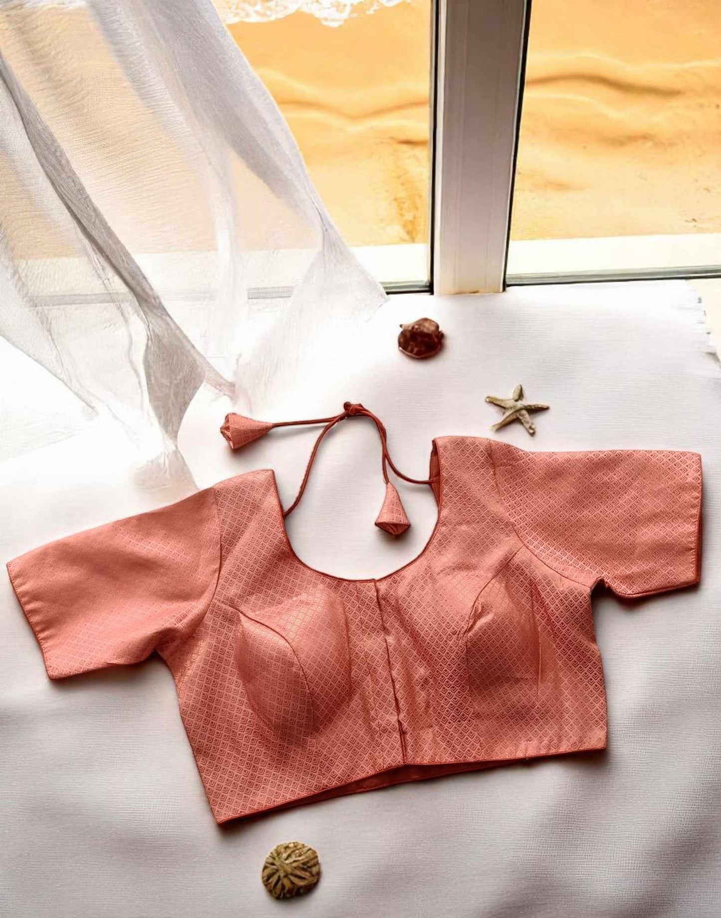 210525BL (E4275) READYMADE BLOUSE - Copper