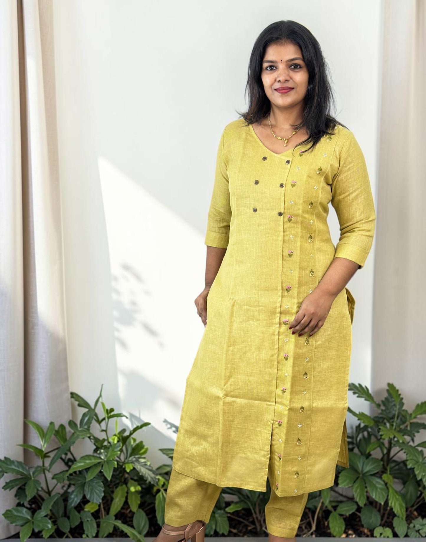 KURTI SET YELLOW E7322 130926KS
