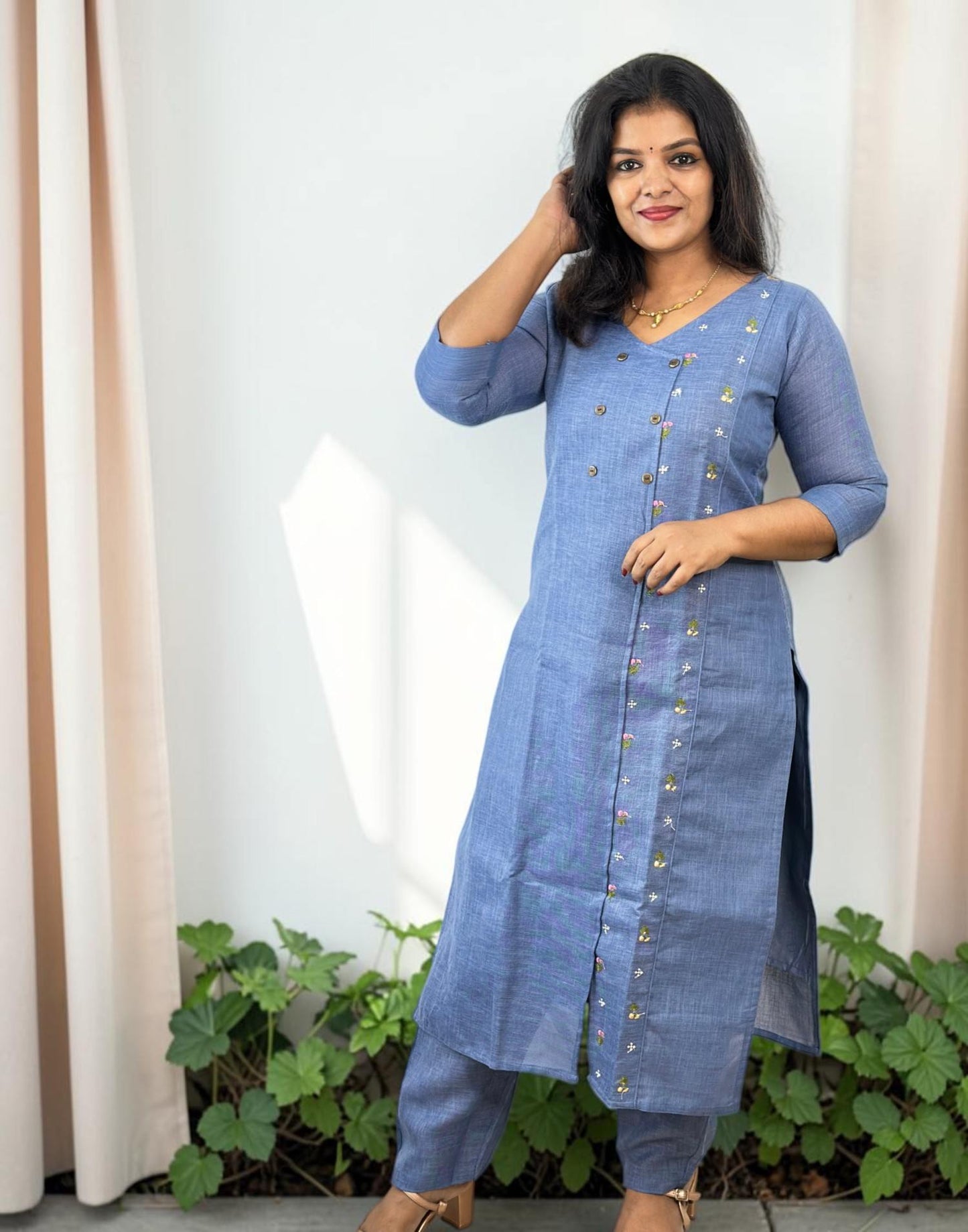 KURTI SET BLUE E7322 130926KS