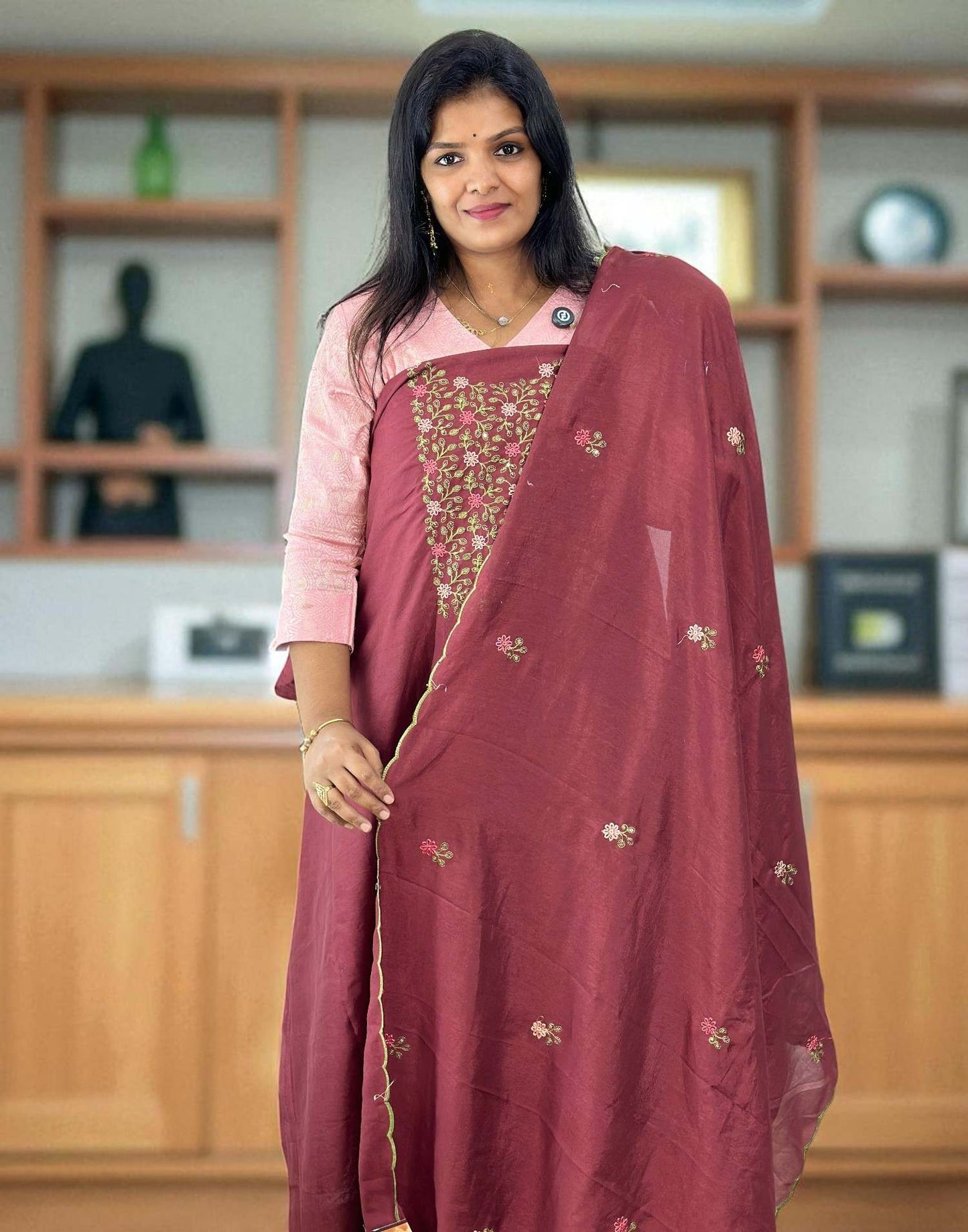180725ML (E6243) UN-STITCHED SETS - Mauve