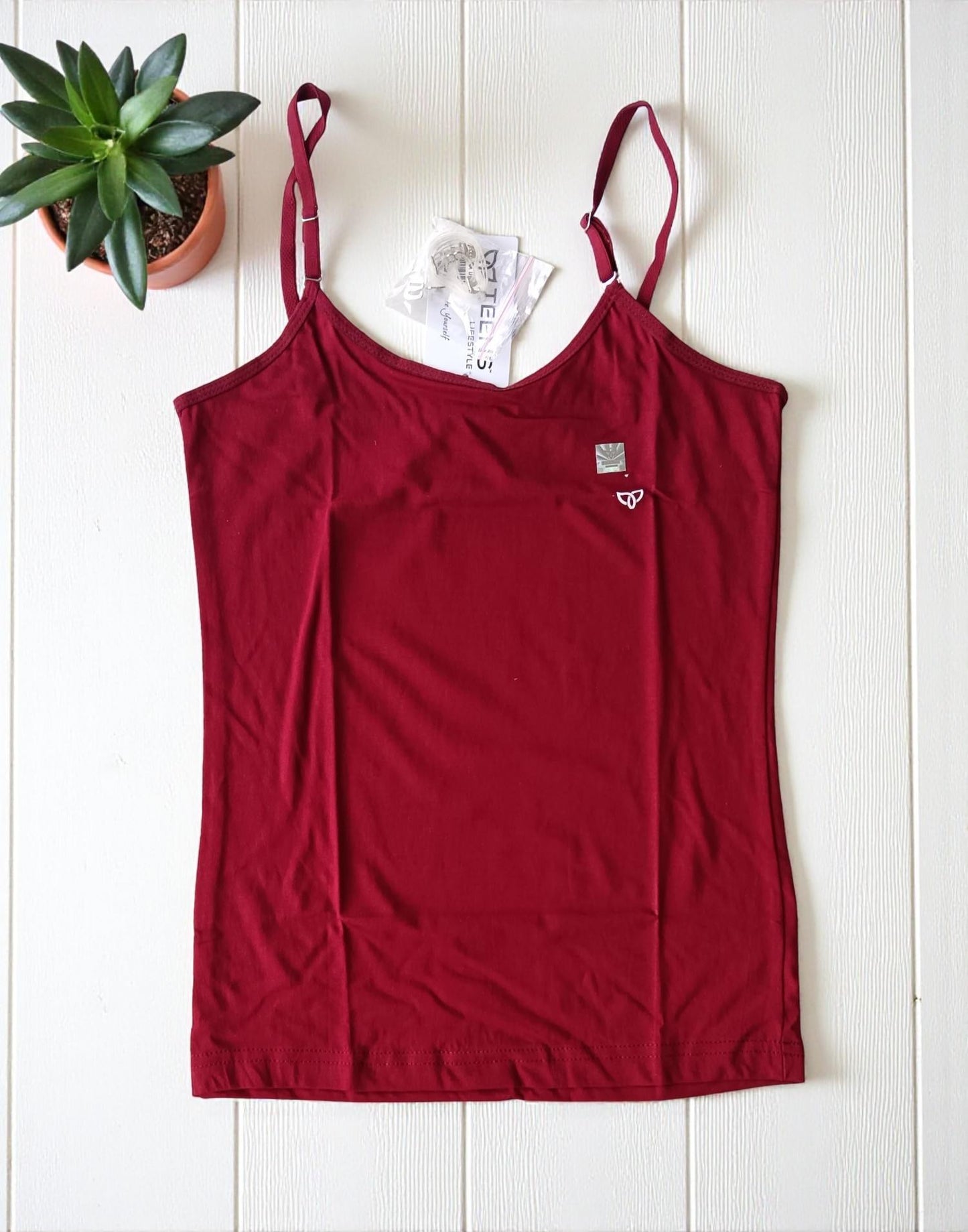 220925CL (E6295) TEENS CAMISOLE - Maroon