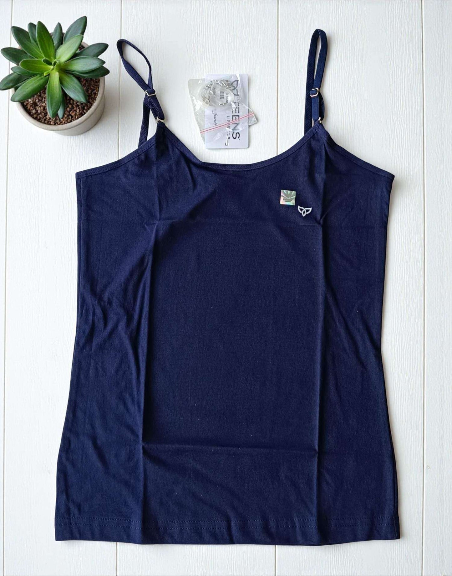 220925CL (E6295) TEENS CAMISOLE - Navy Blue