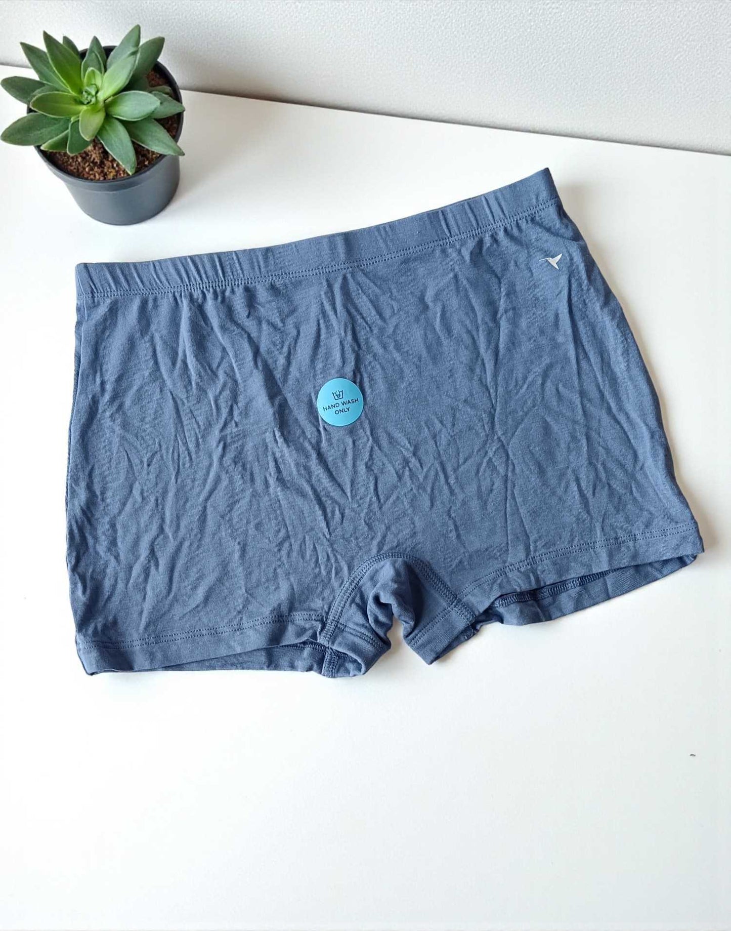 190925PS (E6431) BLOSSOM SHORTS - Powder Blue