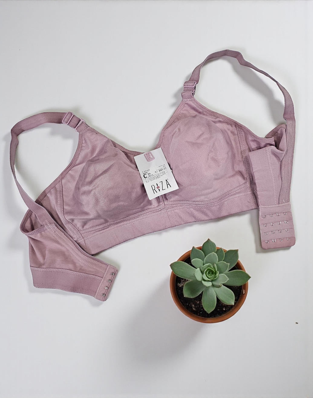 NON PADDED BRA RIZA T FIT MINK E6778 280226BR - ELENTRA DESIGNS BY NIMI HEINS