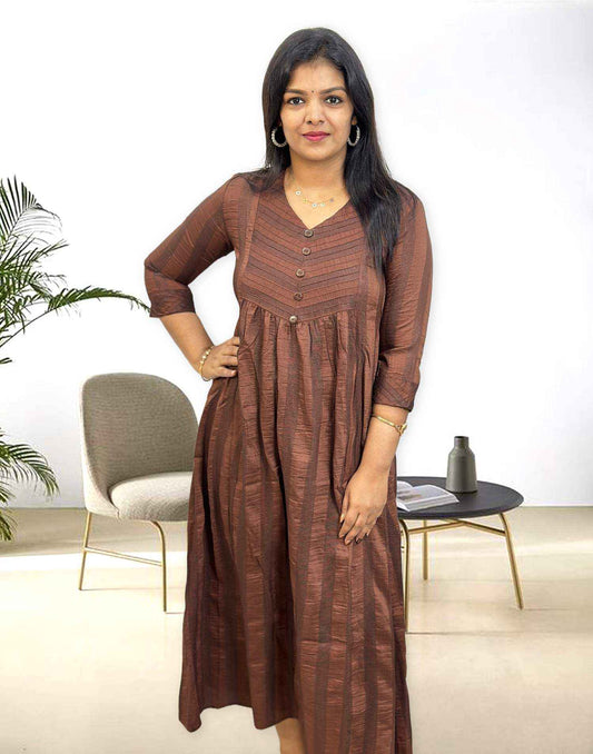 OFFER FROCK KURTIS PURPLE E3846 210524C