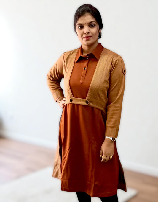 170624 OFFER ZONE WESTERN OUTFIT - Brown