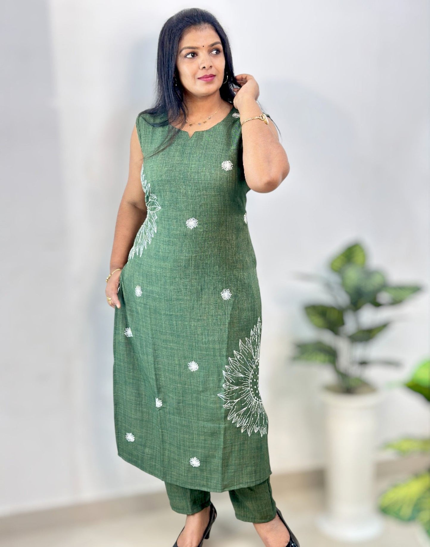 170925CS - CO-ORD SET - Forest Green