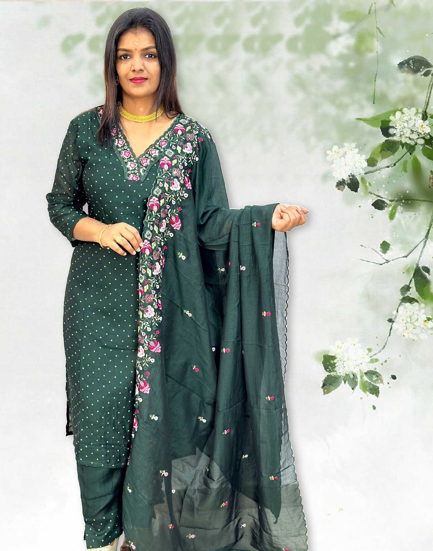 210824B (E4140) PREMIUM READY TO WEAR - Dark Green
