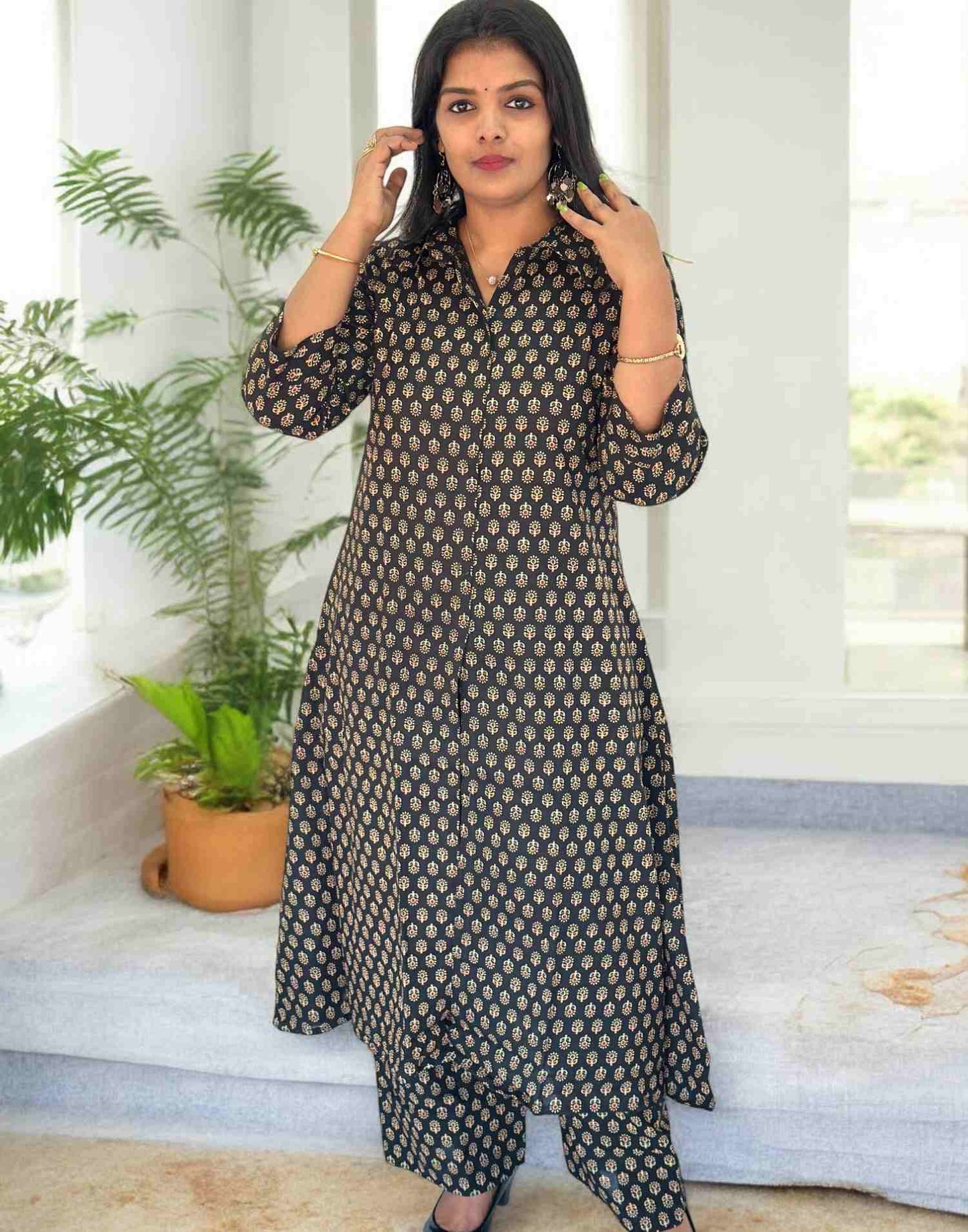 010425A (E5453) CO-ORD SET - Black