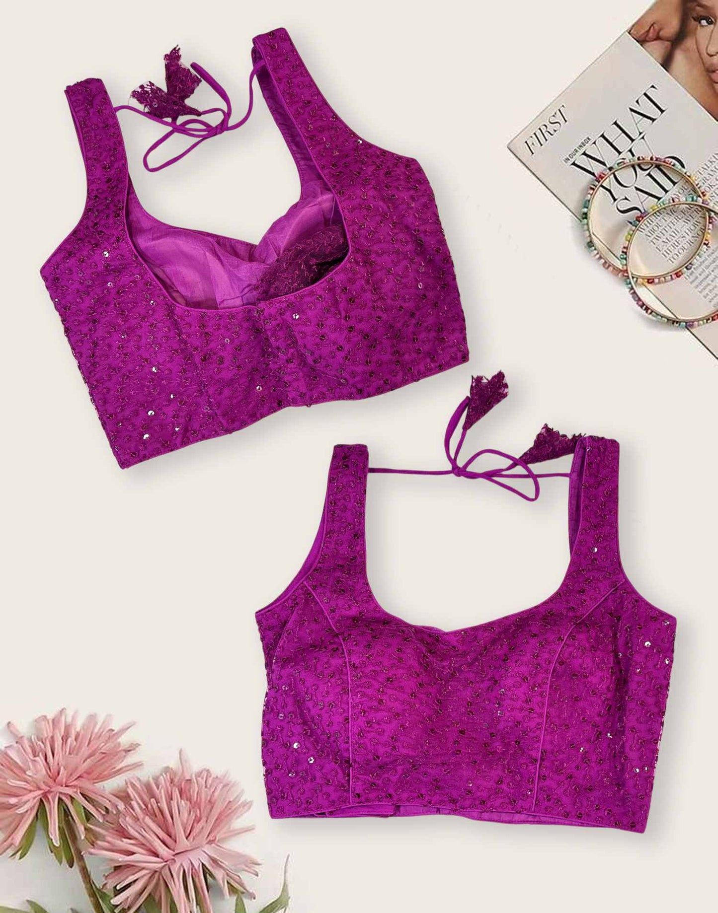 READYMADE BLOUSE WINE E6499 080926BL