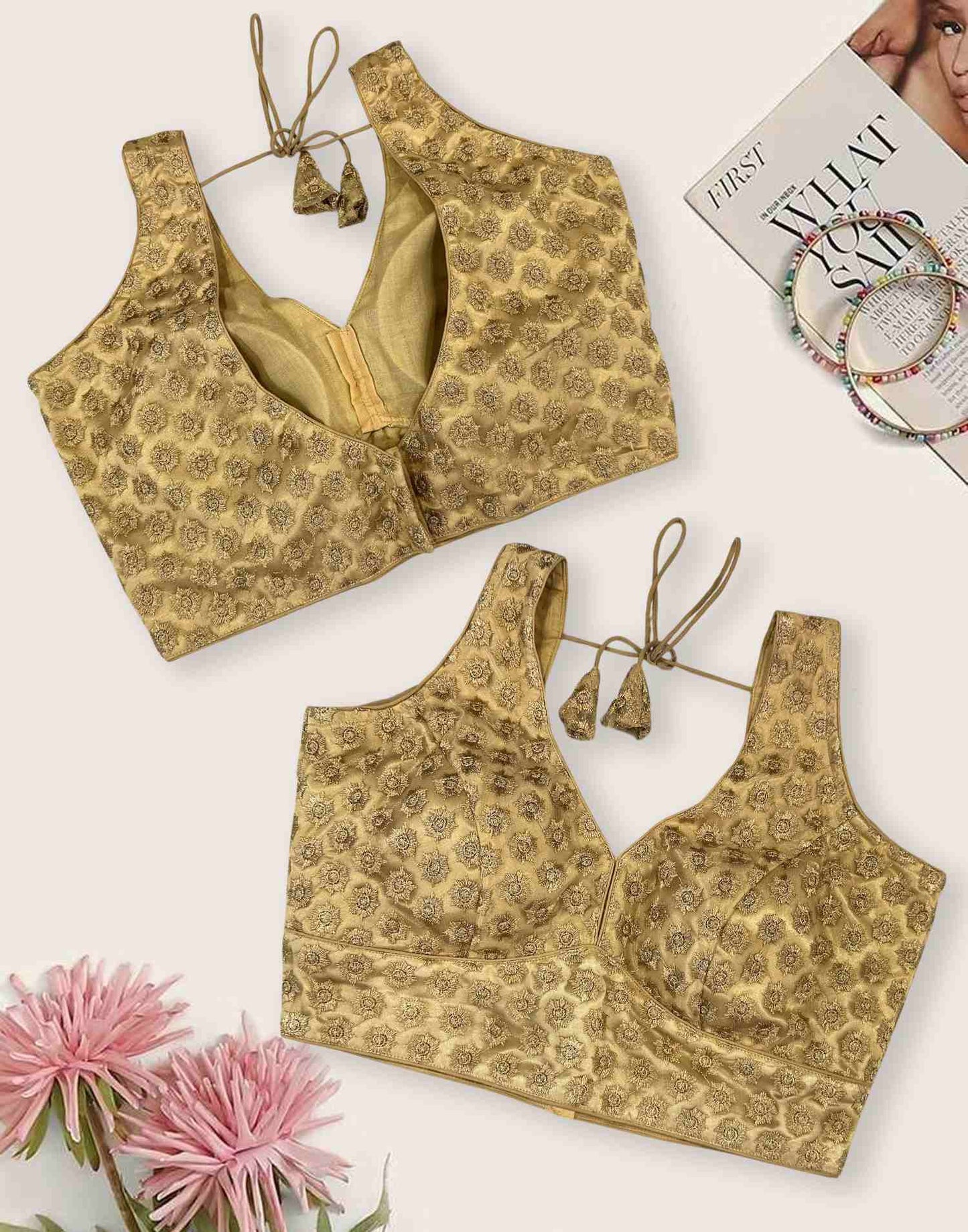 READYMADE BLOUSE GOLDEN E6499 080926BL