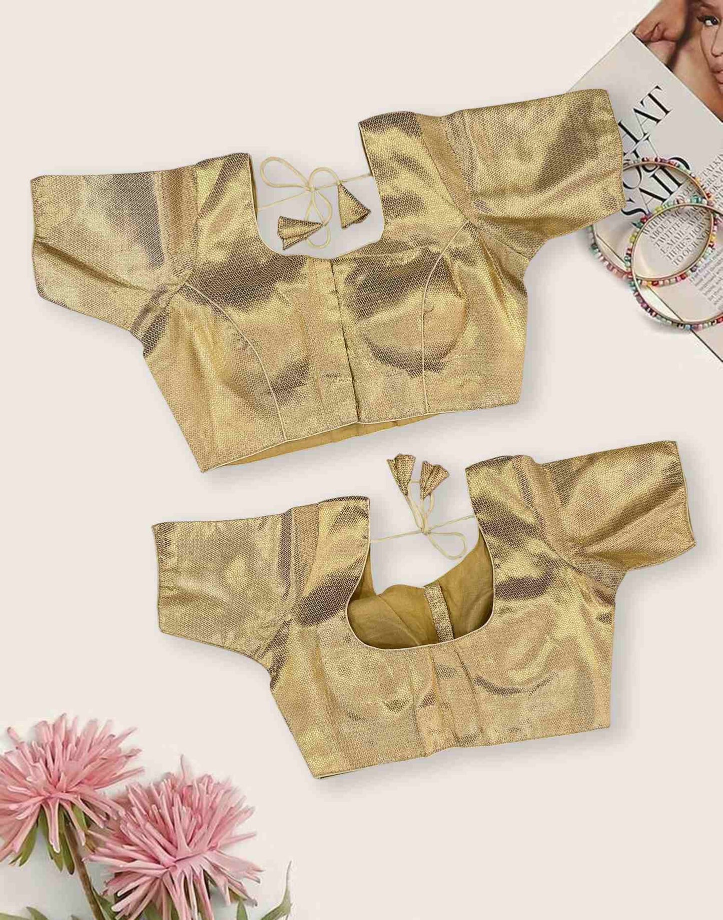 READYMADE BLOUSE GOLDEN E4275 070926BL