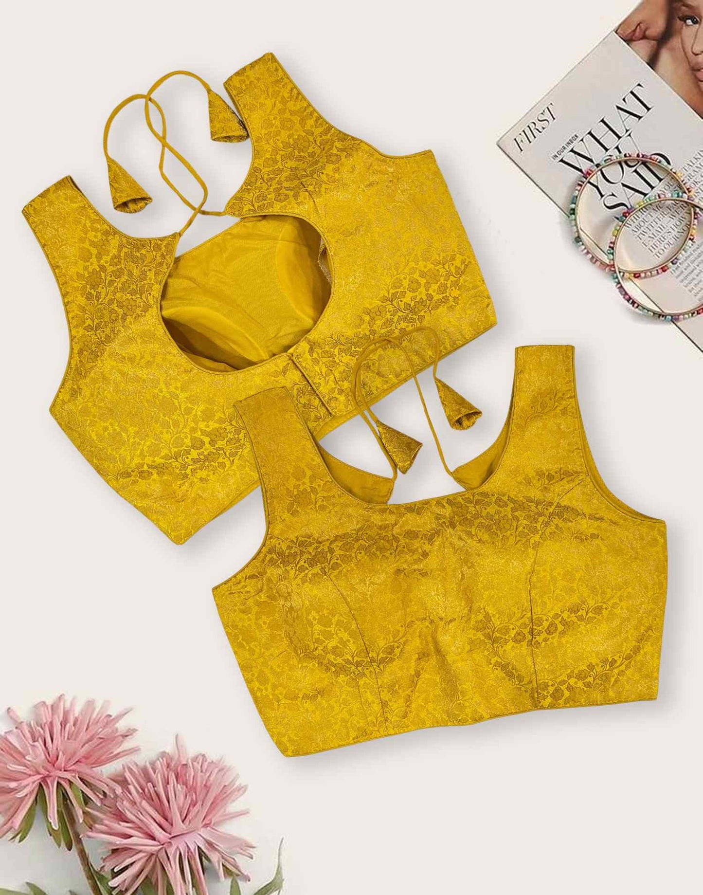 READYMADE BLOUSE YELLOW E6526 070926BL