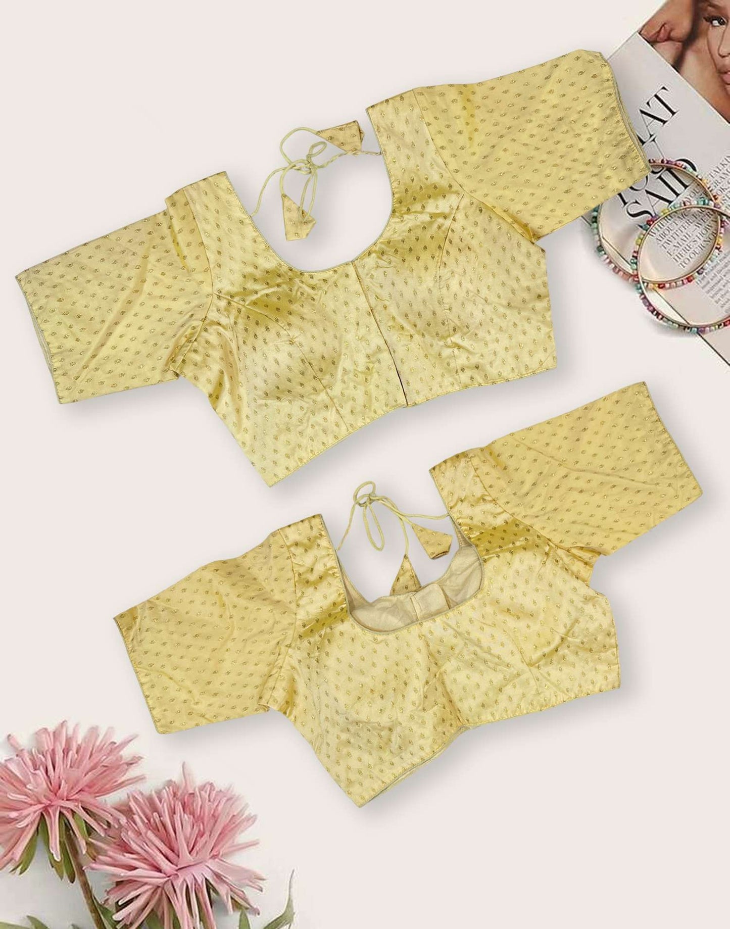 READYMADE BLOUSE GOLDEN YELLOW E6465 070926BL