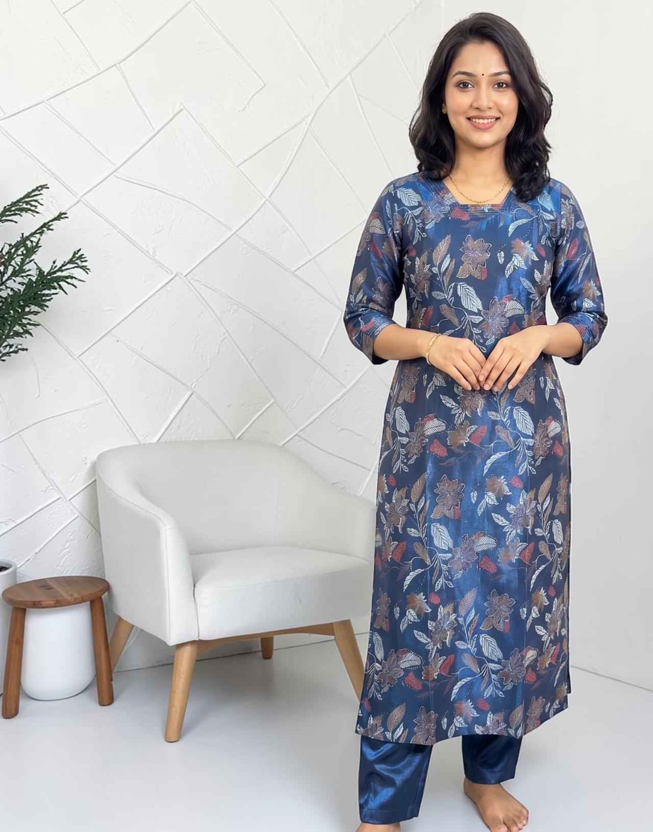 KURTI SET MIDNIGHT BLUE E6972 130526KS