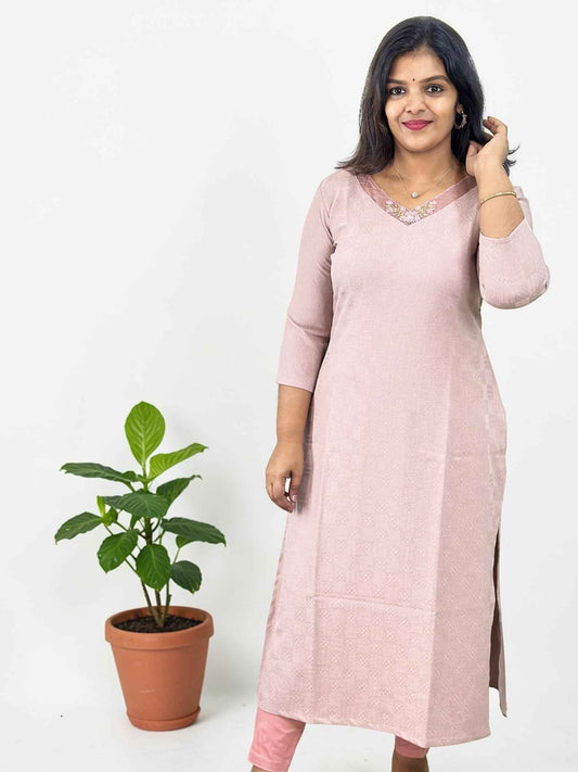 KURTIS CHAMPAGNE PINK E6860 020426K - ELENTRA DESIGNS BY NIMI HEINS