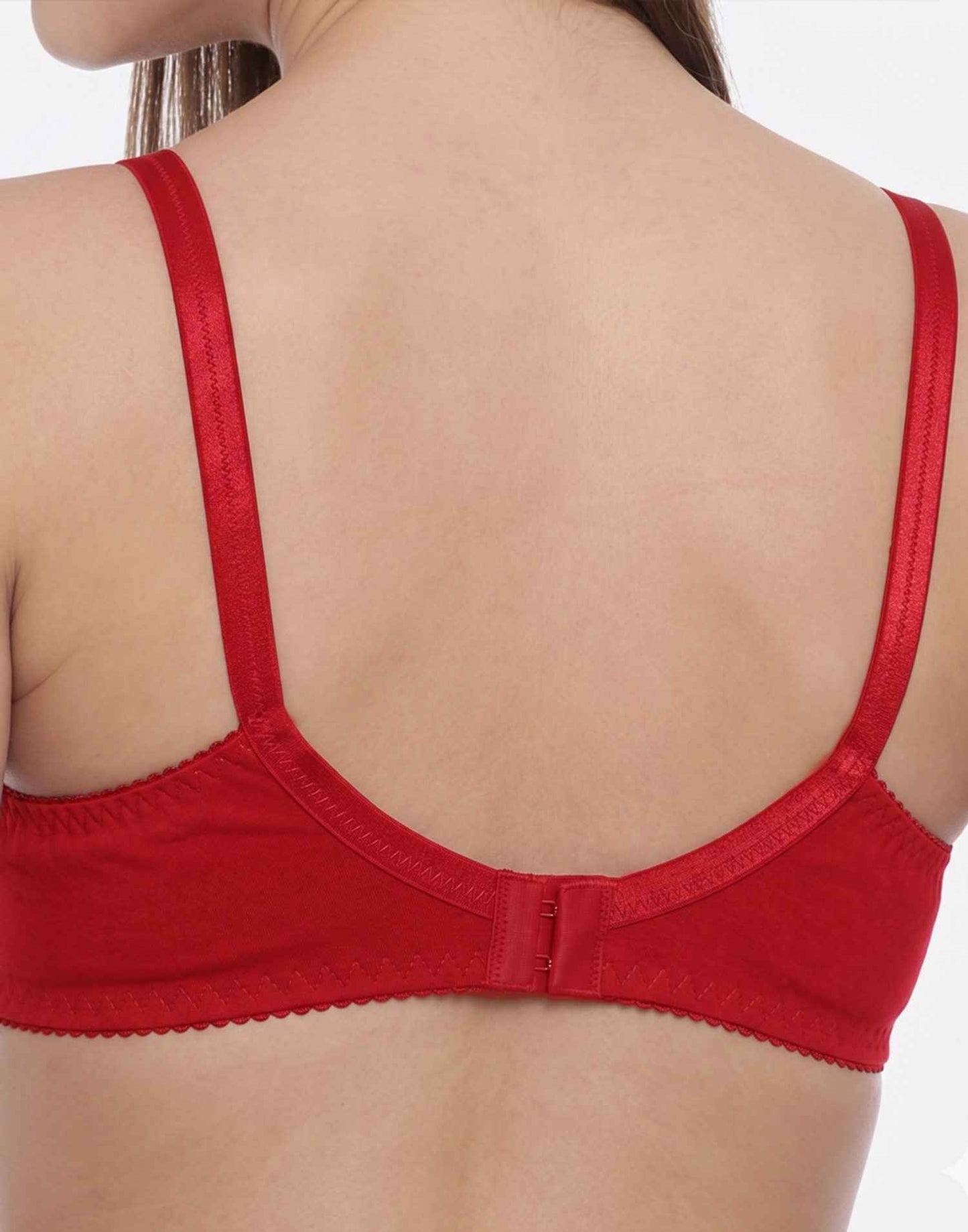 NON PADDED SAREE BRA BLOSSOM RED E3009-E3012 251025BR