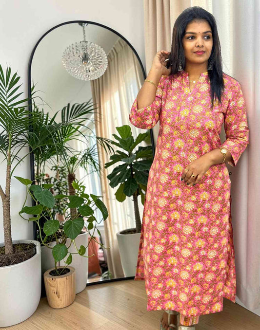 CO-ORD SET PINK E3228 300626CS - ELENTRA DESIGNS BY NIMI HEINS