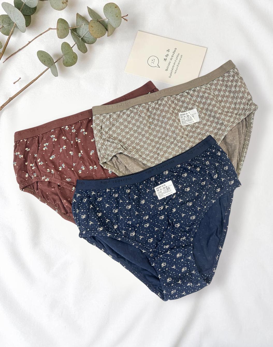 PANTY CHERRY TEENS LIFESTYLE ASSORTED 3 (PACK OF 3) E7022 040626PY - ELENTRA DESIGNS BY NIMI HEINS
