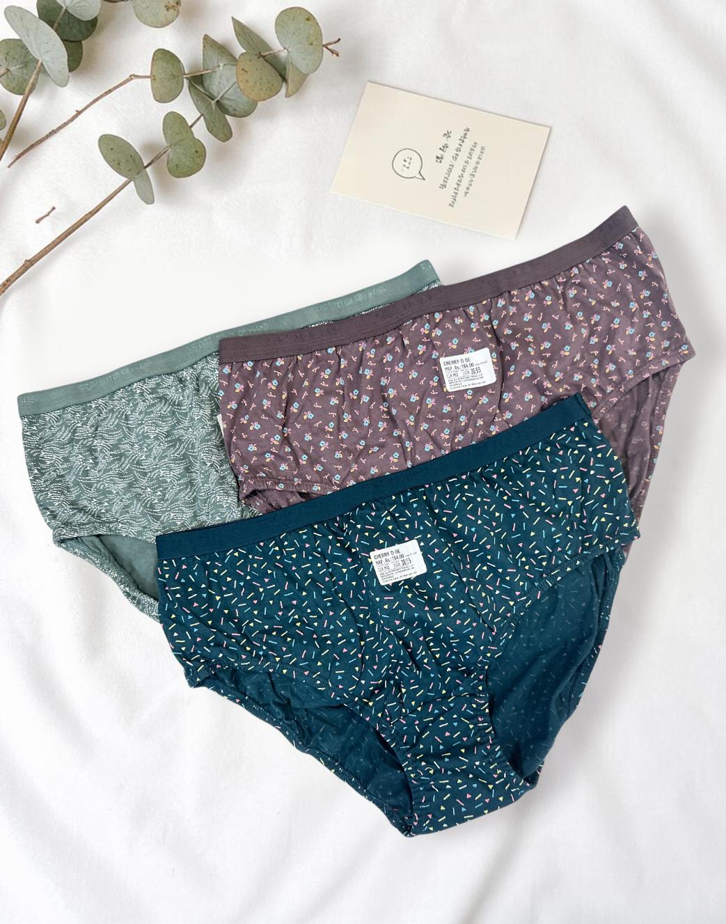 PANTY CHERRY TEENS LIFESTYLE ASSORTED 19 (PACK OF 3) E7022 040626PY - ELENTRA DESIGNS BY NIMI HEINS