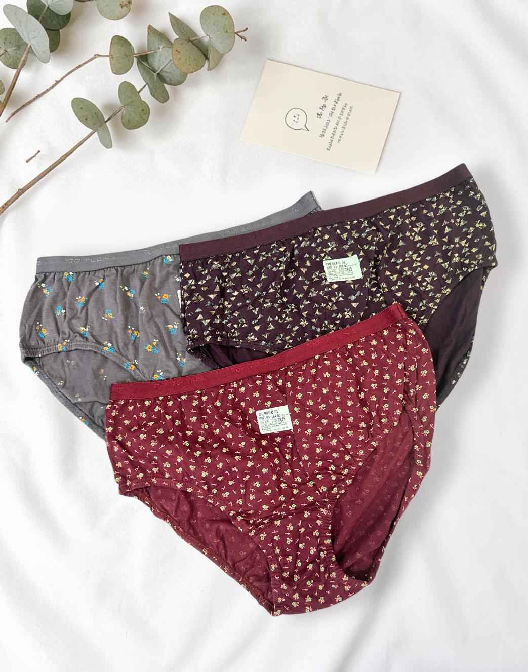 PANTY CHERRY TEENS LIFESTYLE ASSORTED 16 (PACK OF 3) E7022 040626PY