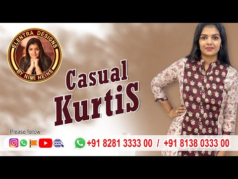 010324 (E2860) OFFER ZONE MUSLIN A-LINE KURTI - Blue