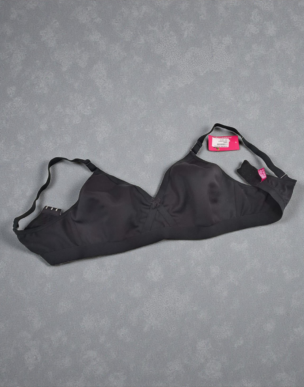 151225BR (E6658) POOJA RAGINI NON PADDED BRA - Black