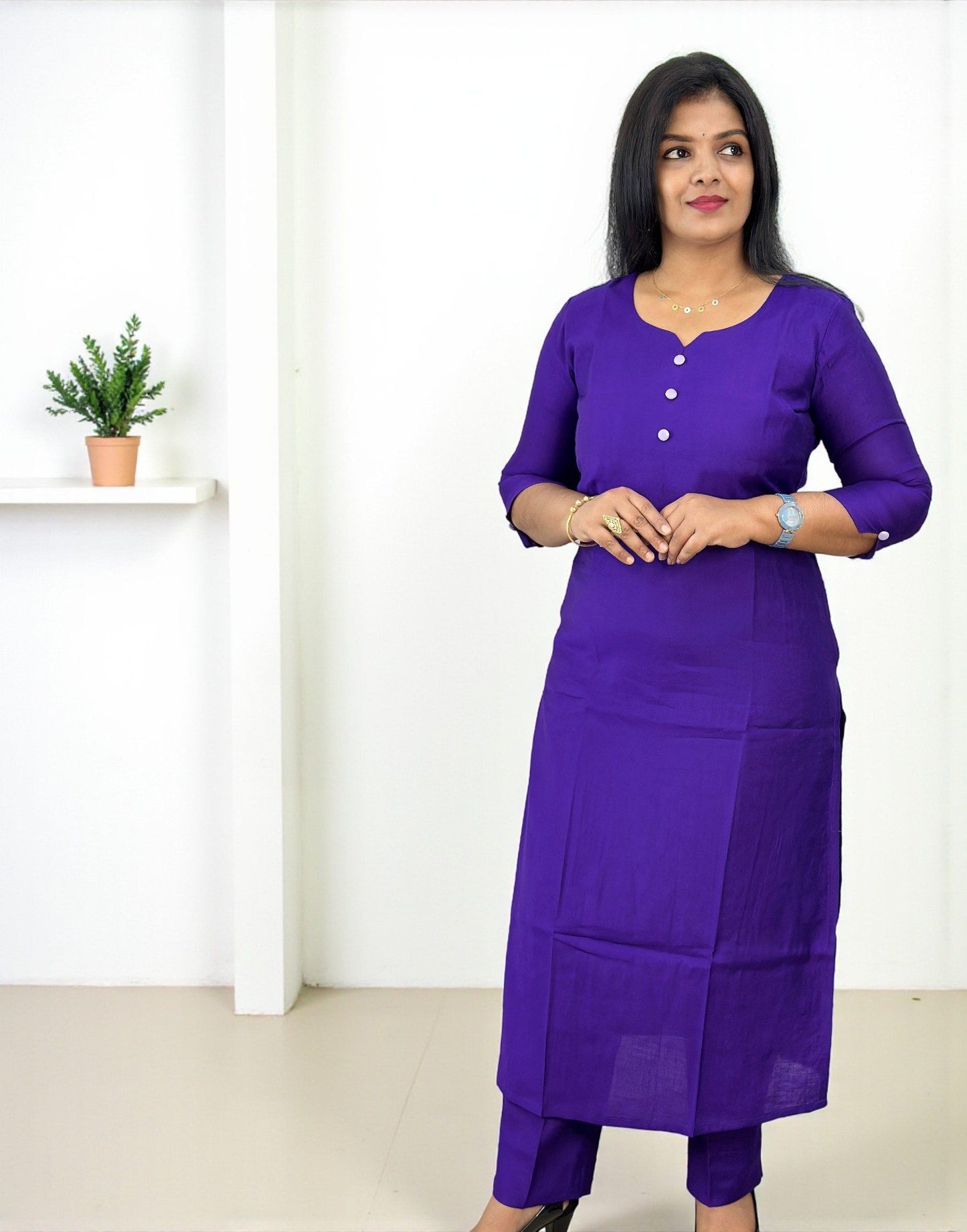 171025CS (E6584/85/86/87) CO-ORD SET (Pre-booking) - Violet