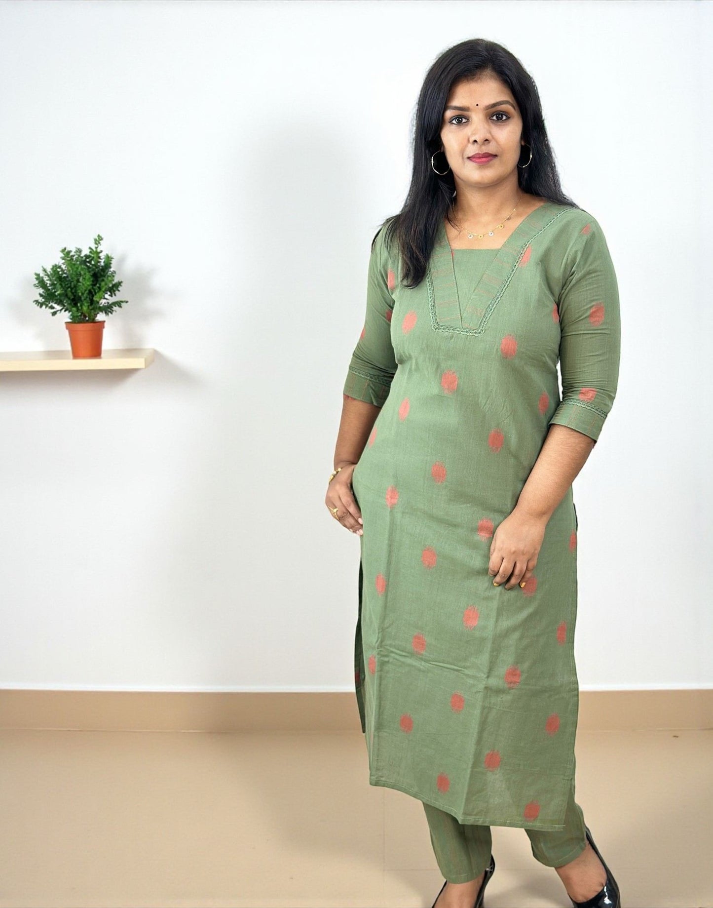 151025CS (E6549) CO-ORD SET - Green
