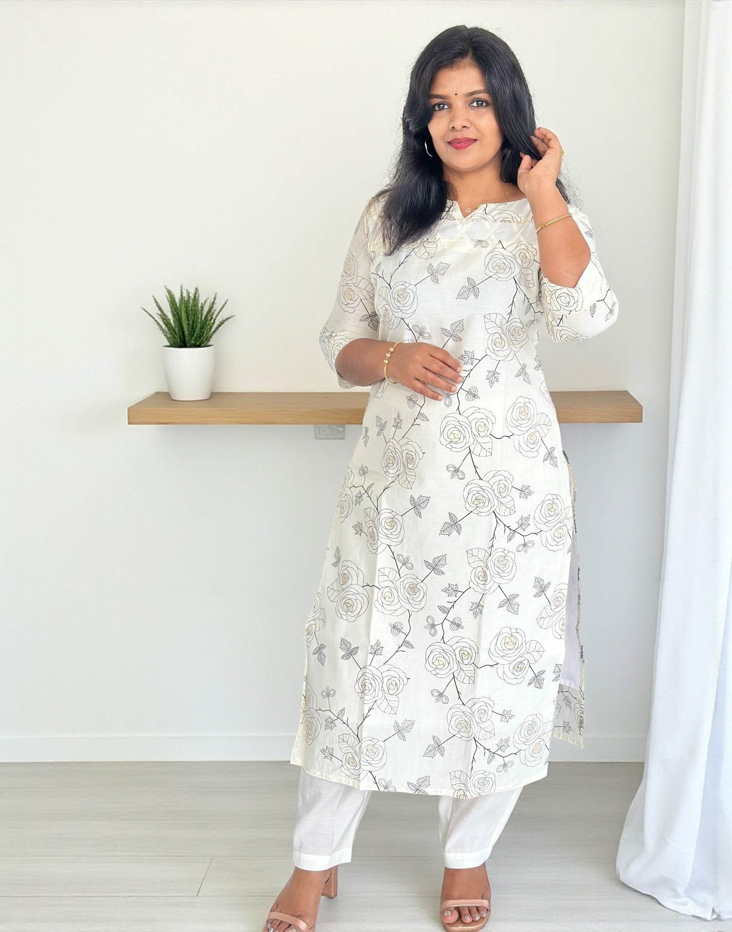 081025CS (E6565) CO-ORD SET - Off White