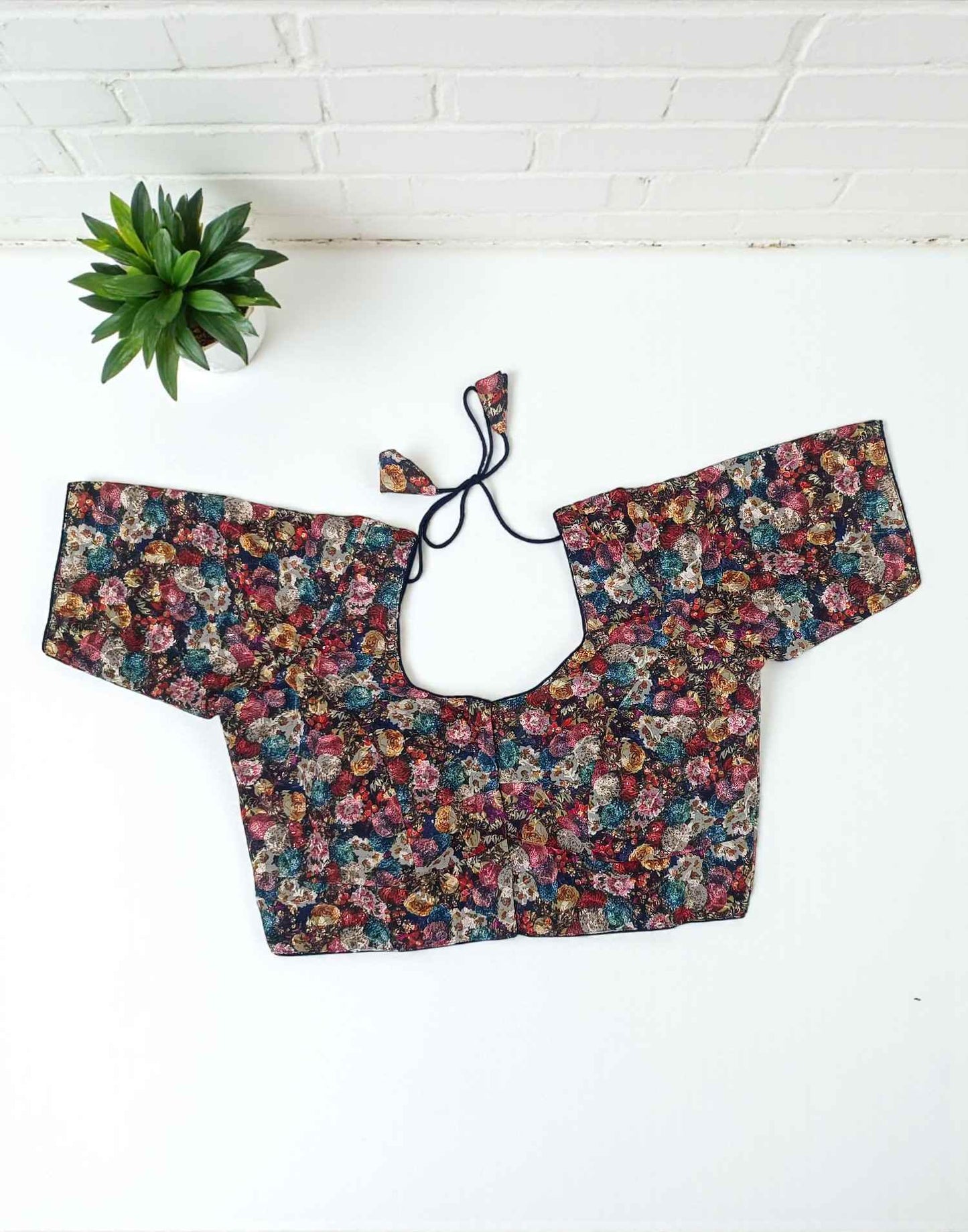 250925BL (E6467) READYMADE BLOUSE - Multy Colour