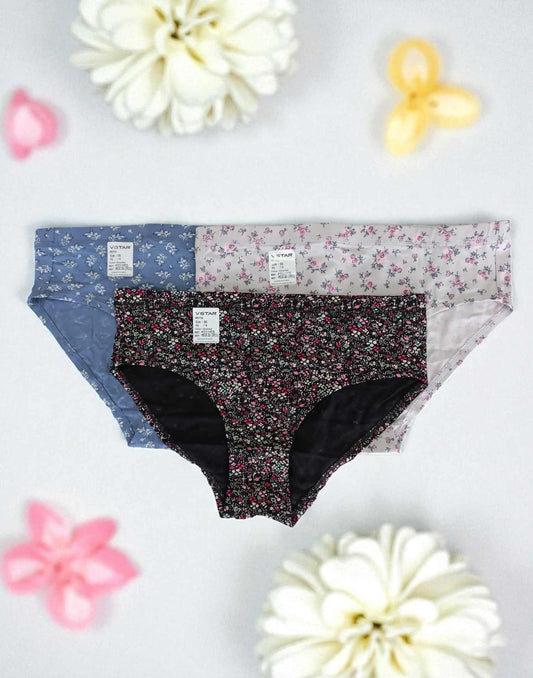 280925PS (E6421-E6424) VSTAR MOV EASY PANTIES (3 in 1 COMBO) - Assorted 11