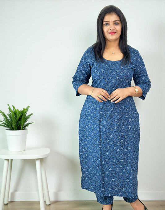 191125CS (E6608) CO-ORD SET - Blue