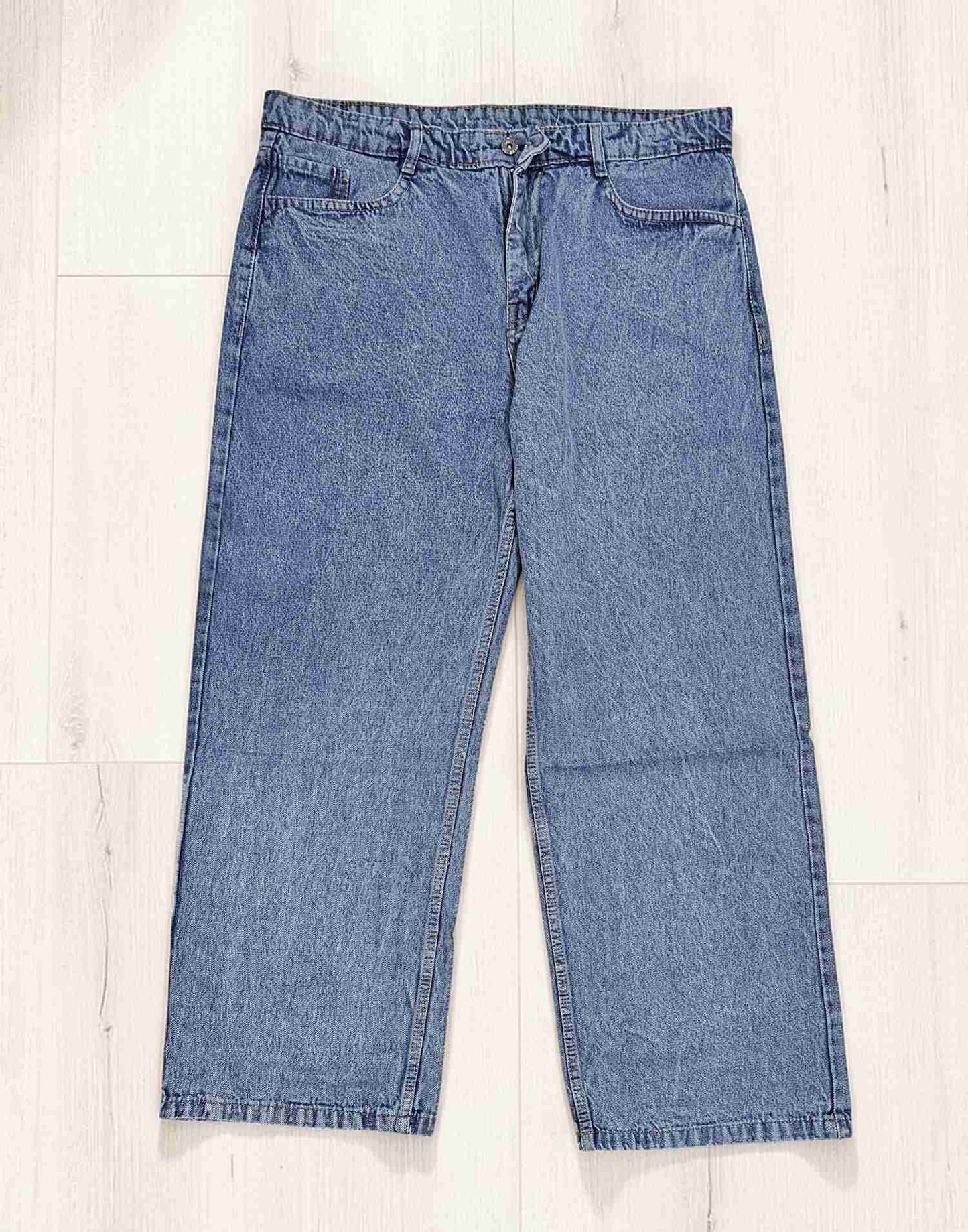 BAGGY JEANS BLUE E6818 150326BJ - ELENTRA DESIGNS BY NIMI HEINS