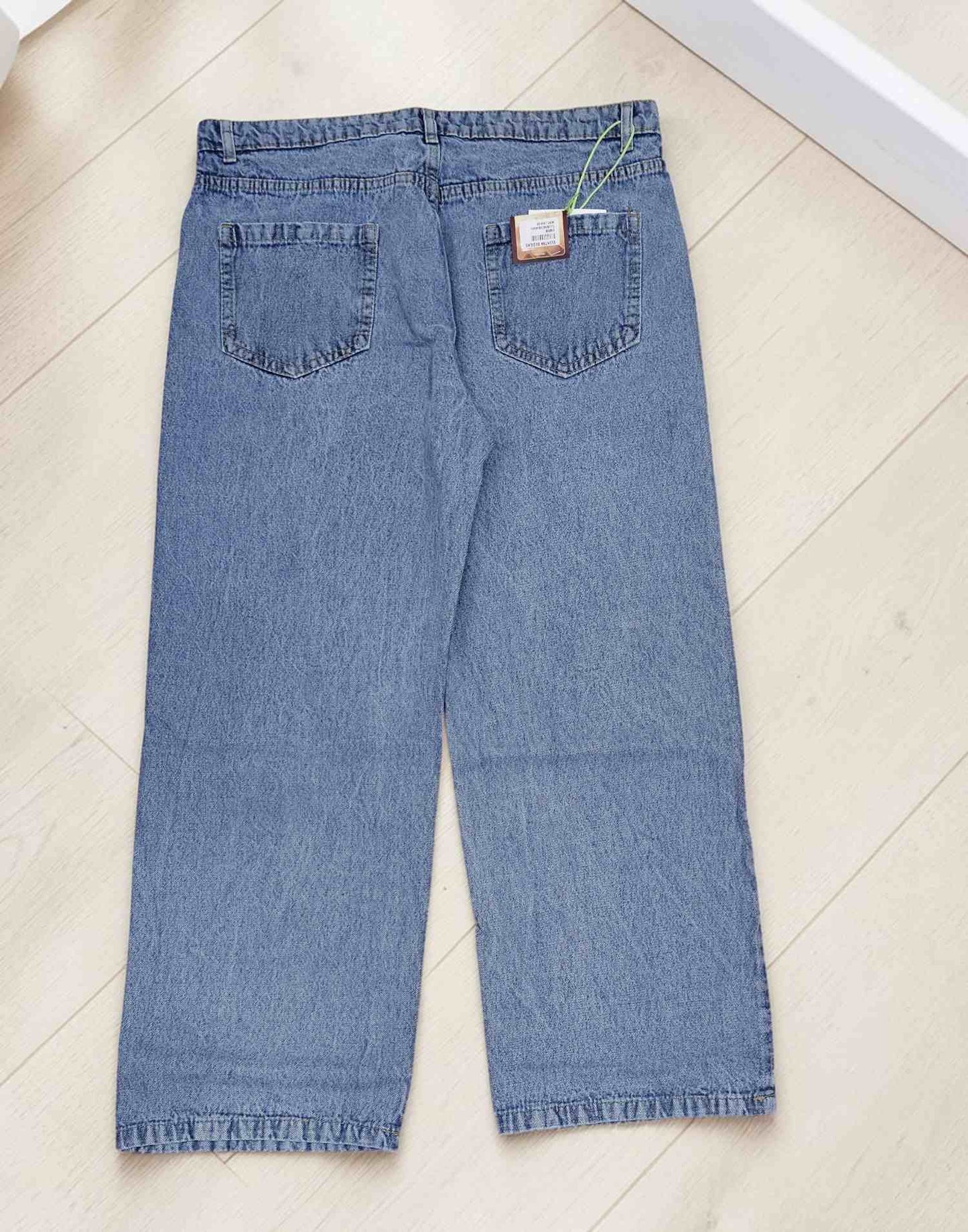 BAGGY JEANS BLUE E6818 150326BJ - ELENTRA DESIGNS BY NIMI HEINS