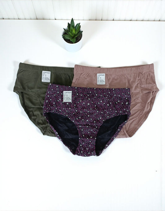 300925PS (E6422-E6423) VSTAR ESSENTIAL PANTIES (3 in 1 COMBO) - Assorted 3