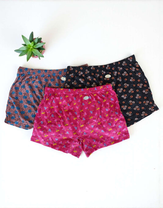 041025PS (E6081) VMAX SHORTS PANTIES (3 in 1 COMBO) - Assorted 3
