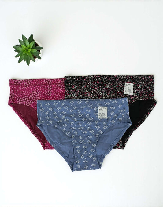 280925PS (E6421-E6424) VSTAR MOV EASY PANTIES (3 in 1 COMBO) - Assorted 5