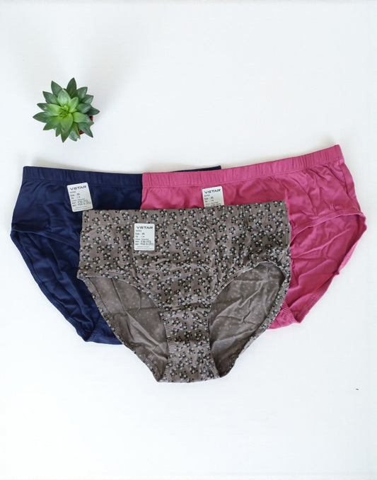300925PS (E6422-E6423) VSTAR ESSENTIAL PANTIES (3 in 1 COMBO) - Assorted 5