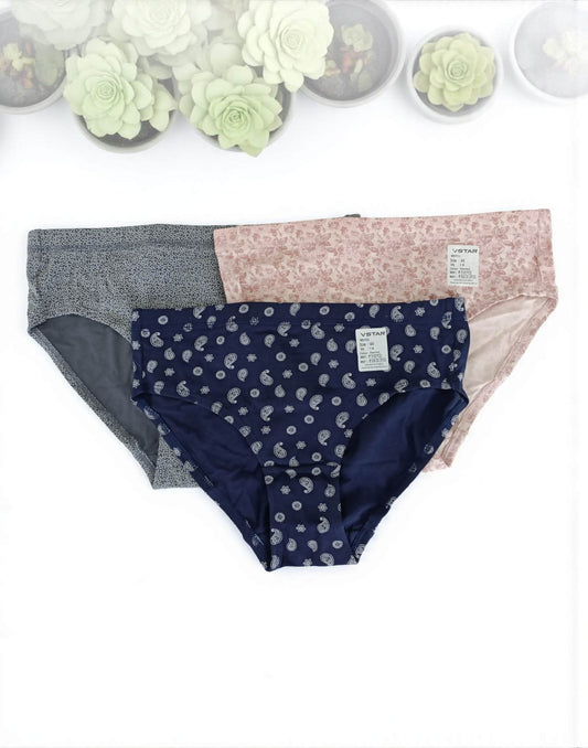 280925PS (E6421-E6424) VSTAR MOV EASY PANTIES (3 in 1 COMBO) - Assorted 6