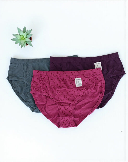 300925PS (E6422-E6423) VSTAR ESSENTIAL PANTIES (3 in 1 COMBO) - Assorted 8