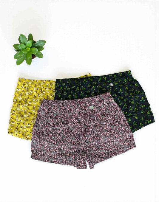 041025PS (E6082) VMAX SHORTS PANTIES (3 in 1 COMBO) - Assorted 8